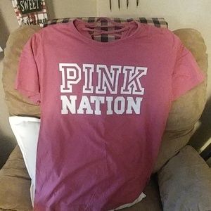 SOLD VS VICTORIA'S SECRET PINK tee t-shirt